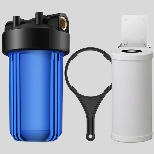 Filtro de agua de cloramina de metales pesados para toda la casa de gran capacidad de carbón catalítico Envig KDF