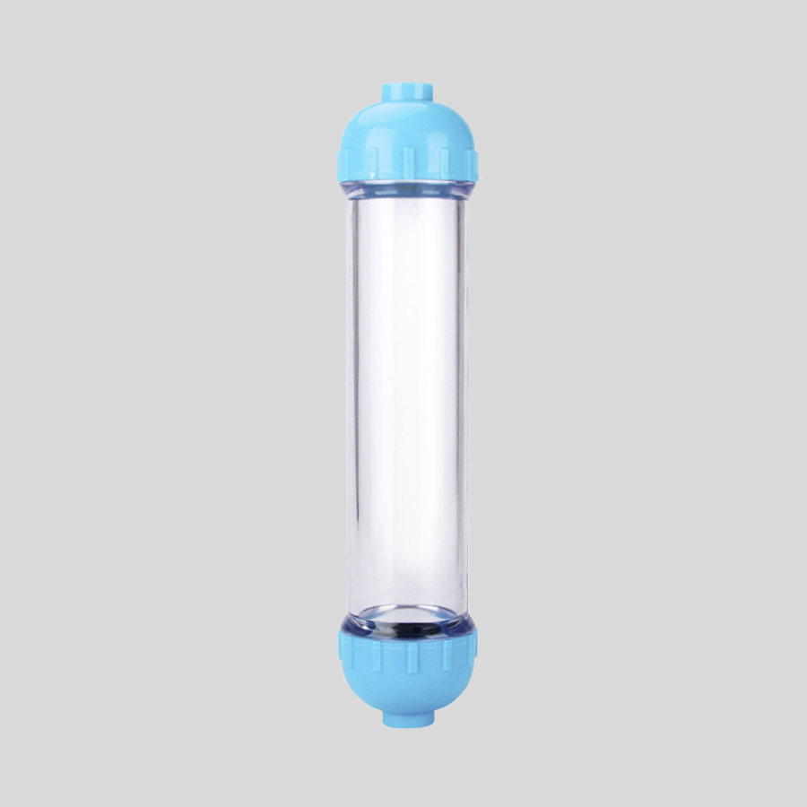 Cartucho de filtro en línea recargable transparente Filtros de agua de ósmosis inversa de 10 pulgadas