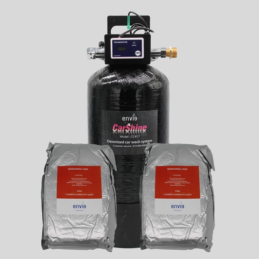 Envig CarShine 817 Deionized Spotless Car Wash System with Bypass Valve & Inline TDS Meter