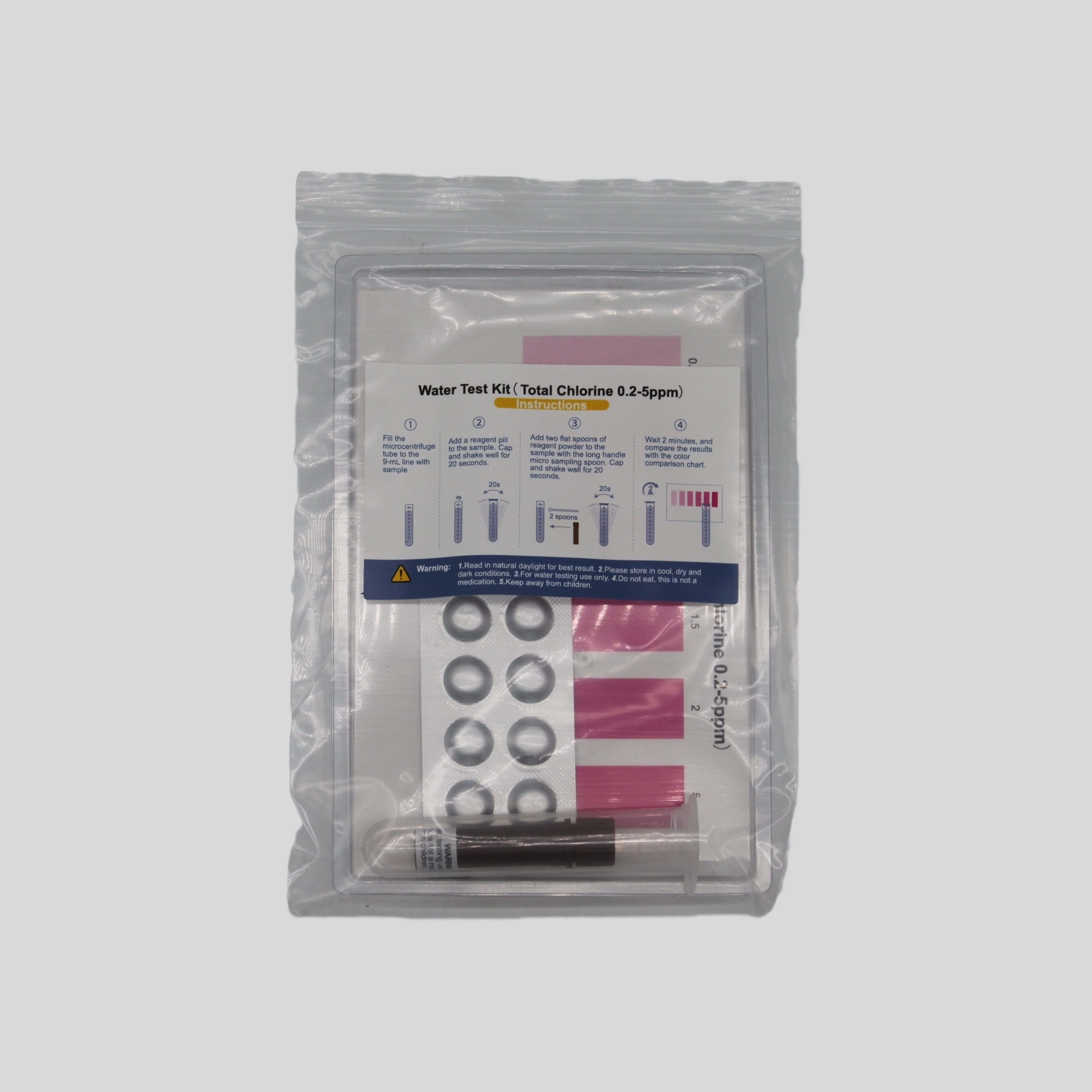 Envig Compare-It Total Chlorine Reagent Test Kit