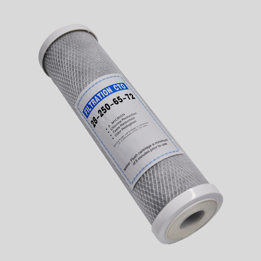 1-12er-Pack 10"x2,5" CTO-Kohleblock-Wasserfilterkartuschen