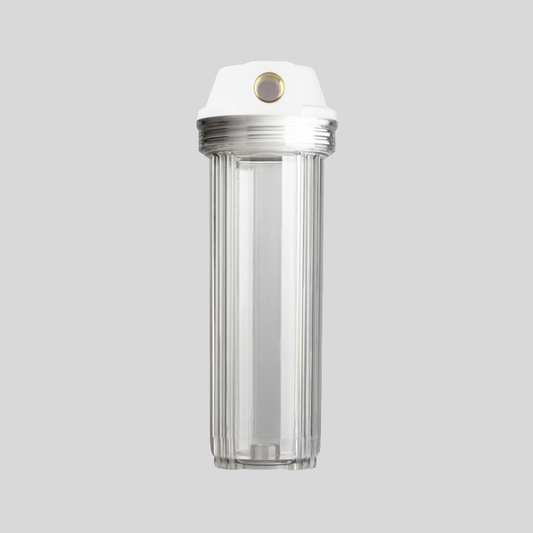 Pack of 2 RO/DI Water Filter Standard 10" Housing with 1/2" Brass Port