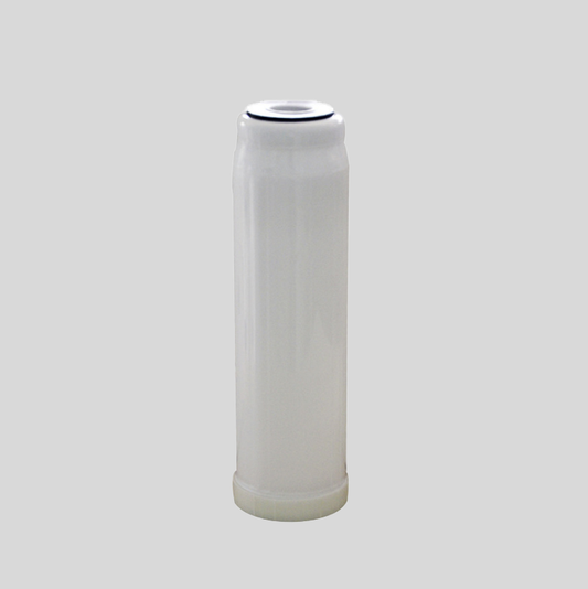 Translucent Empty Refillable Filter Cartridge for 10" Standard Filter Housing