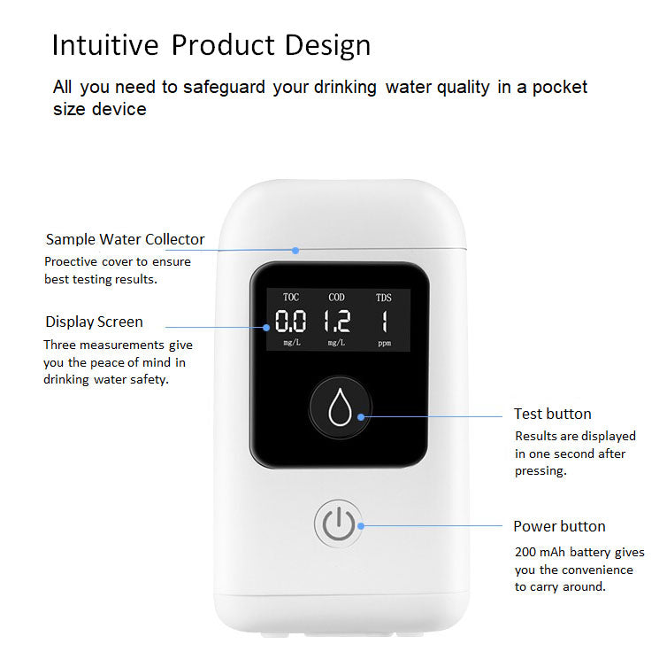 Envig Instant TOC 3-in-1 Drinking Water Quality Tester